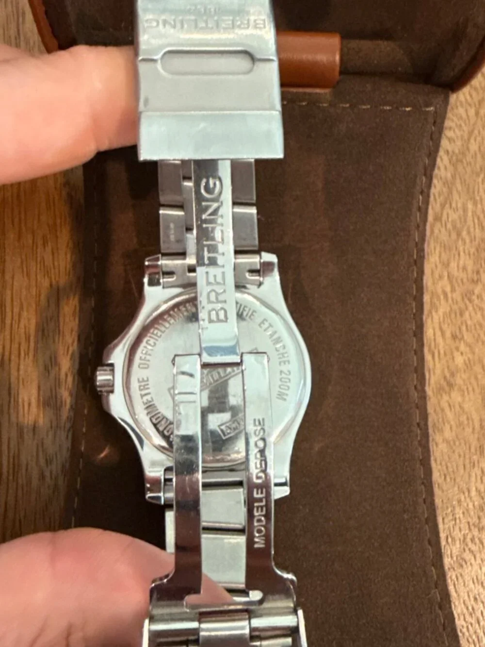 Breitling Colt Chronometer Arctic White Dial Mens 44mm Super Quartz Discontinued